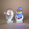 Lighted Holiday Seasonal Friends Decor