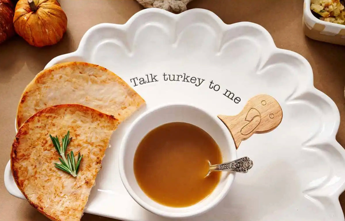 Turkey Chip And Dip Bowl – The Ivy Cottage