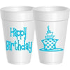 (Local Pickup Only)Happy Birthday Funky Cake - Hot Pink