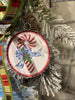 Mini Beck's Round Chinoiserie Candy Cane