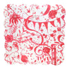 Gallery Scalloped Red Chinoiserie Display Board